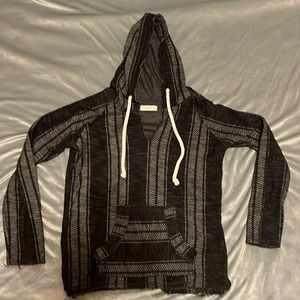 Gray sweatshirt, very light weight.